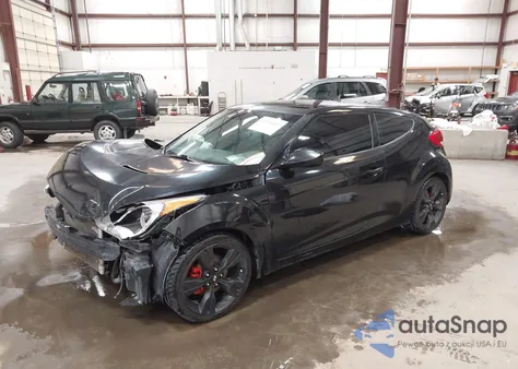 2013 Hyundai Veloster из США, поврежденный, VIN KMHTC6AD1DU147379